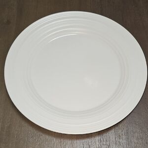 Mikasa Swirl White Dinner Plate--2